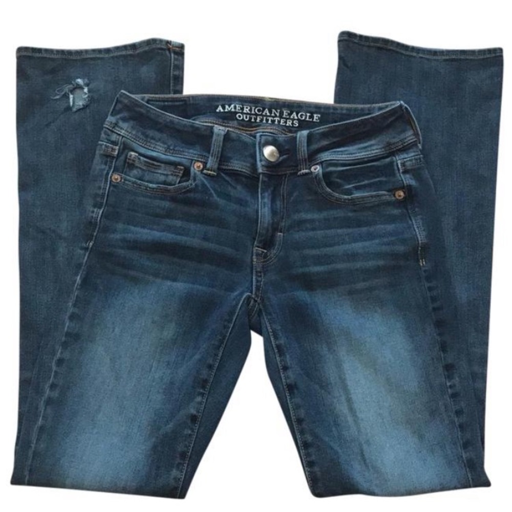 American Eagle Super Stretch Kick Boot Jeans 00S